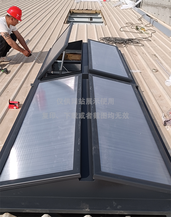 兰州王老吉生产车间温泉排烟天窗