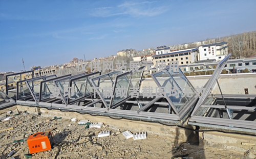 敦煌博物馆温泉排烟天窗