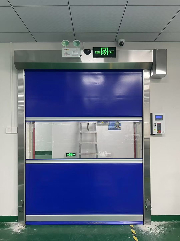 温泉快速温泉卷帘门在冷链物流仓储区的应用实践